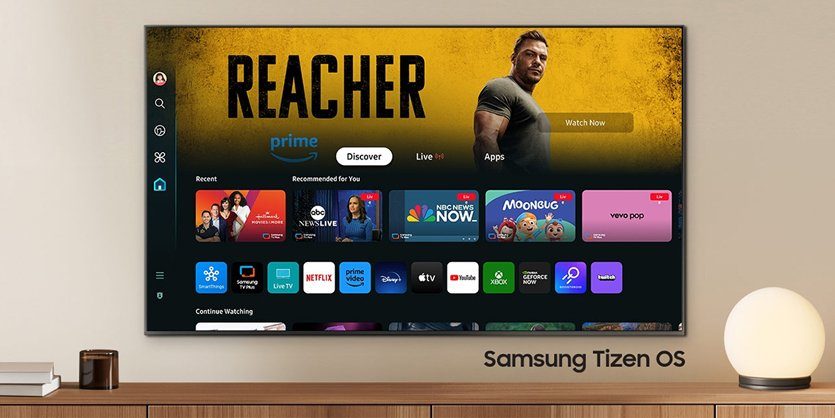  Hệ điều hành Tizen OS dễ dàng truy cập vào kho ứng dụng giải trí hấp dẫn