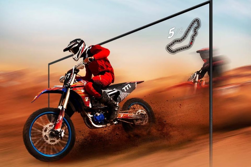 Chuyển động hình ảnh mượt mà trên tivi Samsung UA55DU8000