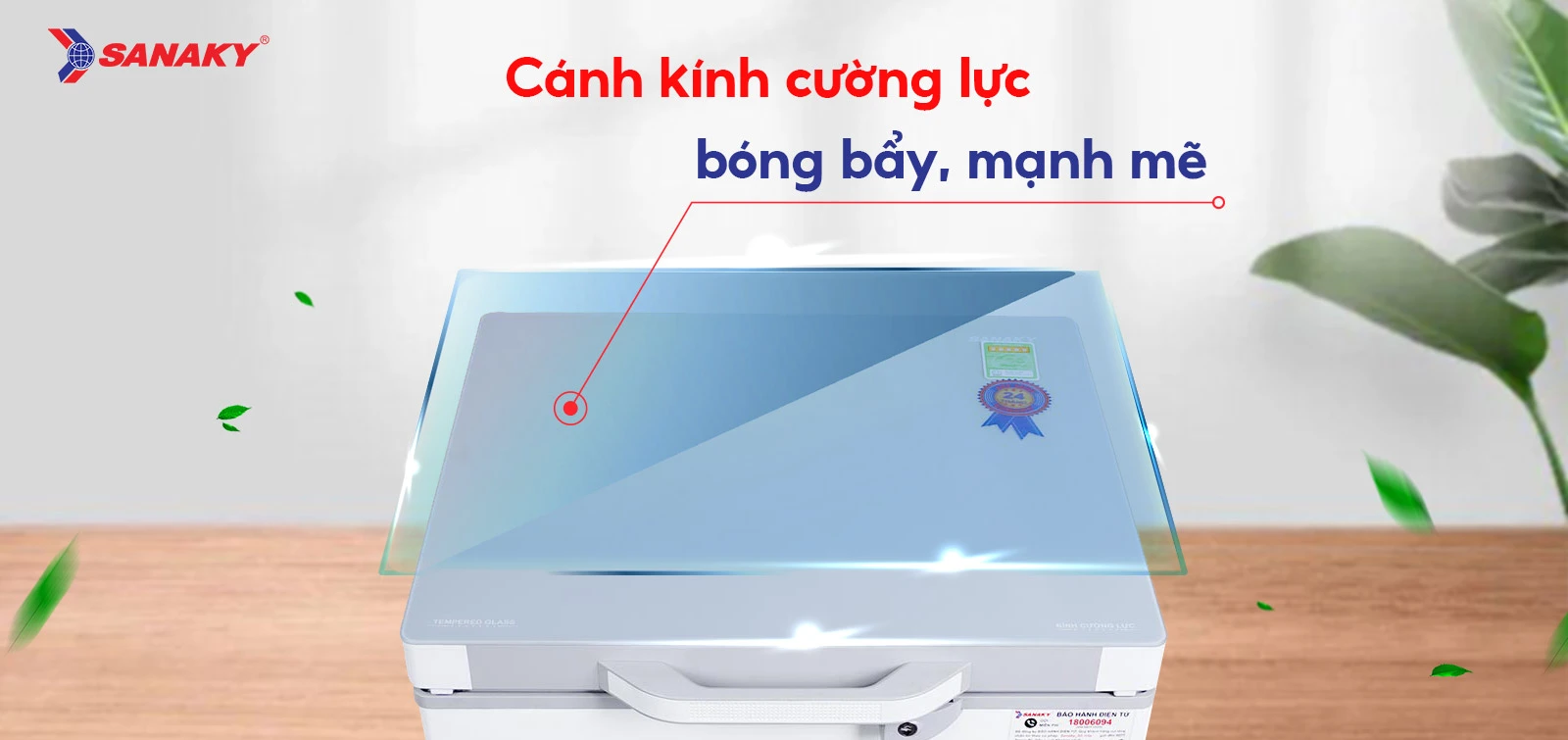 Cánh kính cường lực bóng bẩy mạnh mẽ