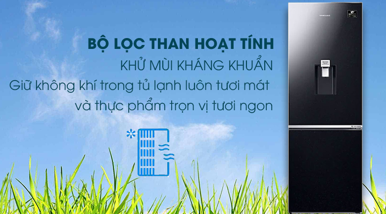Tủ lạnh Samsung Inverter 276 lít RB27N4190BU/SV khử mùi than hoạt tính