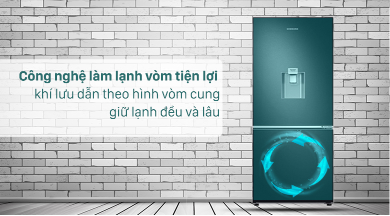 Tủ lạnh Samsung Inverter 276 lít RB27N4190BU/SV làm lạnh vòm