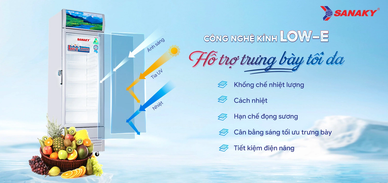 Công nghệ kính Low-E hỗ trợ trưng bày tối đa